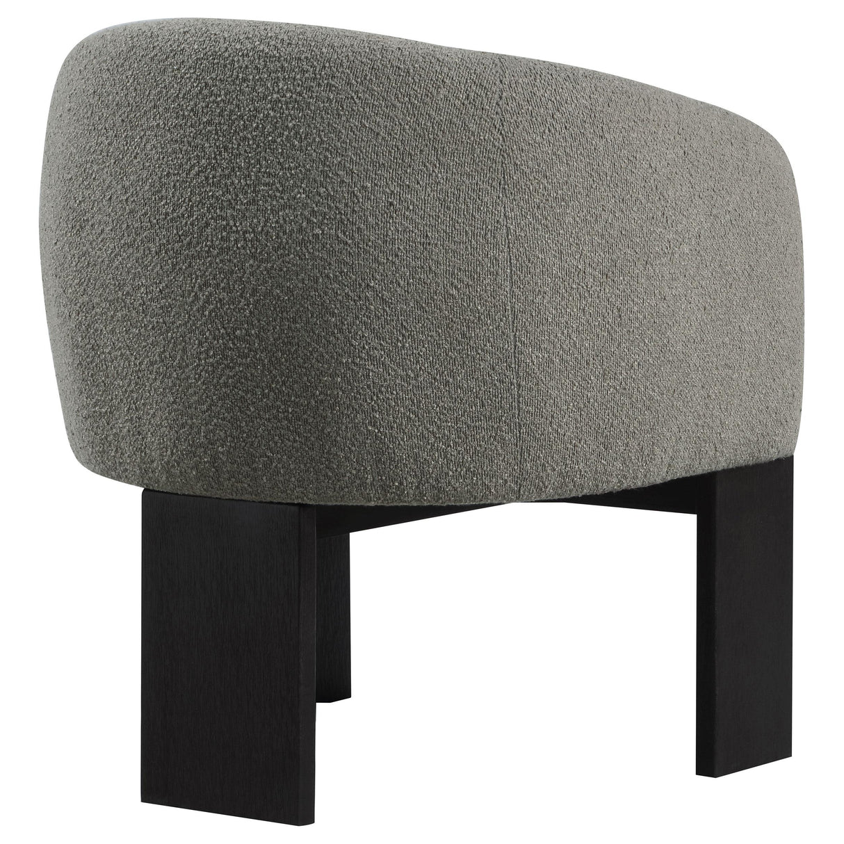  Coaster Furniture Valdez 903166 Boucle Upholstered Barrel Back Accent Chair - Brown IMAGE 7