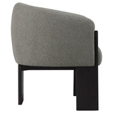  Coaster Furniture Valdez 903166 Boucle Upholstered Barrel Back Accent Chair - Brown IMAGE 8