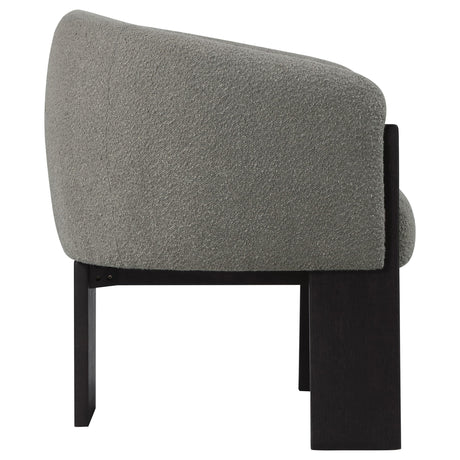  Coaster Furniture Valdez 903166 Boucle Upholstered Barrel Back Accent Chair - Brown IMAGE 8