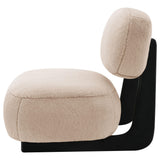  Coaster Furniture Duffie 903097 Upholstered Armless Accent Chair - Camel IMAGE 4