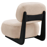  Coaster Furniture Duffie 903097 Upholstered Armless Accent Chair - Camel IMAGE 5