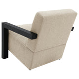  Coaster Furniture Fitzroy 903095 Boucle Upholstered Accent Arm Chair - Latte IMAGE 5