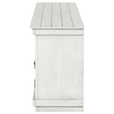  Coaster Furniture Payne 710052 60-inch TV Stand Media Console - Distressed White IMAGE 5