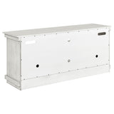  Coaster Furniture Payne 710052 60-inch TV Stand Media Console - Distressed White IMAGE 6
