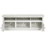  Coaster Furniture Payne 710053 70-inch TV Stand Media Console - Distressed White IMAGE 3