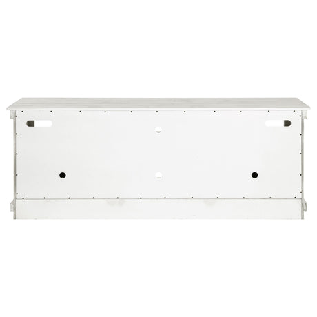  Coaster Furniture Payne 710053 70-inch TV Stand Media Console - Distressed White IMAGE 7