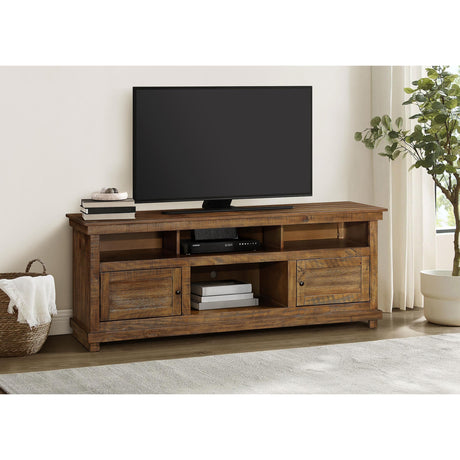  Coaster Furniture Payne 710043 70-inch TV Stand Media Console - Distressed Brown IMAGE 11