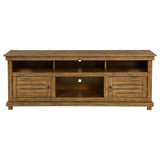  Coaster Furniture Payne 710043 70-inch TV Stand Media Console - Distressed Brown IMAGE 2