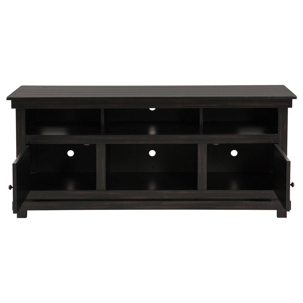  Coaster Furniture Payne 710062 60-inch TV Stand Media Console - Distressed Java IMAGE 3