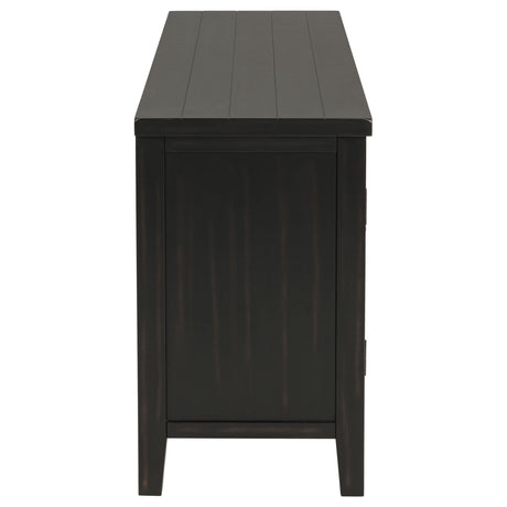  Coaster Furniture Concord 701782 2-door 60-inch TV Stand Console - Distressed Java IMAGE 9