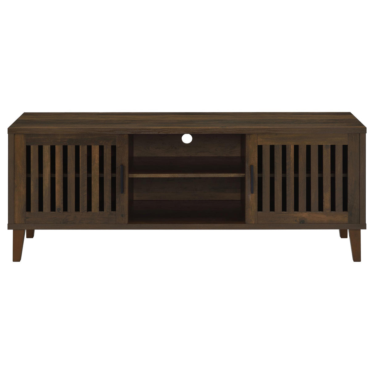  Coaster Furniture Sedona 701982 2-door Engineered Wood 60" TV Stand - Dark Pine IMAGE 3
