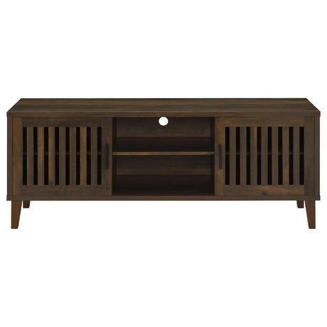  Coaster Furniture Sedona 701982 2-door Engineered Wood 60" TV Stand - Dark Pine IMAGE 3