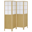  Coaster Furniture Edwards 960123 4-Panel Room Divider Folding Shoji Screen - Natural IMAGE 1