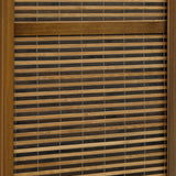  Coaster Furniture Browning 961638 4-panel Bamboo Room Divider Folding Screen - Walnut IMAGE 6