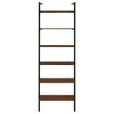  Coaster Furniture Owens 980072 96-inch 6-shelf Wall Bookshelf - Walnut IMAGE 2