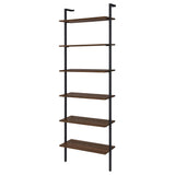  Coaster Furniture Owens 980072 96-inch 6-shelf Wall Bookshelf - Walnut IMAGE 3