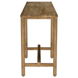  Coaster Furniture Darius 930128 Solid Wood Entryway Console Table - Natural Mango IMAGE 4