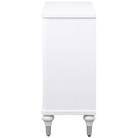  Coaster Furniture Cardella 950411 2-door Mandala Accent Cabinet - Distressed White IMAGE 5