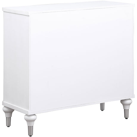  Coaster Furniture Cardella 950411 2-door Mandala Accent Cabinet - Distressed White IMAGE 6