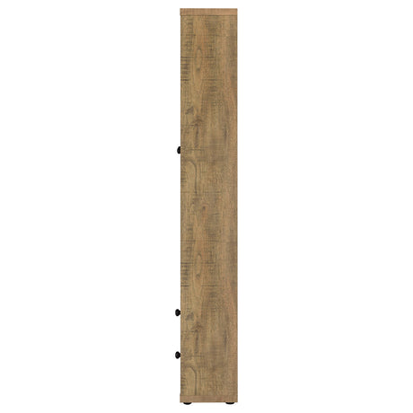  Coaster Furniture Hawthorne 953479 4-shelf Glass Door Tall Cabinet with Drawers - Mango IMAGE 5