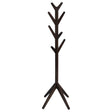  Coaster Furniture Margaret 983273 Solid Wood Coat Rack Clothing Hanger - Cappuccino IMAGE 1