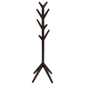  Coaster Furniture Margaret 983273 Solid Wood Coat Rack Clothing Hanger - Cappuccino IMAGE 1