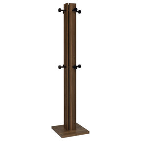  Coaster Furniture Rikkie 983281 Engineered Wood Coat Rack - Walnut IMAGE 1