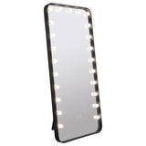  Coaster Furniture Canton 961577 32 x 71 Inch LED Standing Mirror with Speakers - Black IMAGE 3
