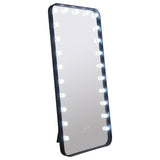  Coaster Furniture Canton 961577 32 x 71 Inch LED Standing Mirror with Speakers - Black IMAGE 4