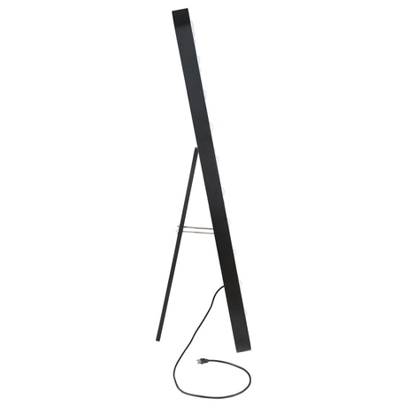  Coaster Furniture Canton 961577 32 x 71 Inch LED Standing Mirror with Speakers - Black IMAGE 7