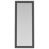  Coaster Furniture Windrose 960962 28 x 67 Inch Tempered LED Standing Mirror - Black IMAGE 10