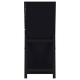  Coaster Furniture Windrose 960962 28 x 67 Inch Tempered LED Standing Mirror - Black IMAGE 14