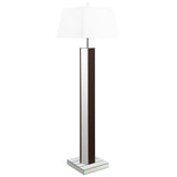  Coaster Furniture Elena 920178 67-inch Square Tapered Mirrored Floor Lamp - Brown IMAGE 1