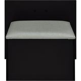  Coaster Furniture Flora 930219 2-drawer Vanity Set with LED Mirror - Black High Gloss IMAGE 14