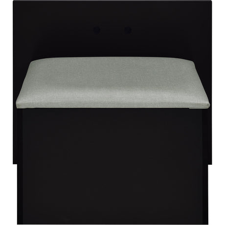  Coaster Furniture Flora 930219 2-drawer Vanity Set with LED Mirror - Black High Gloss IMAGE 14