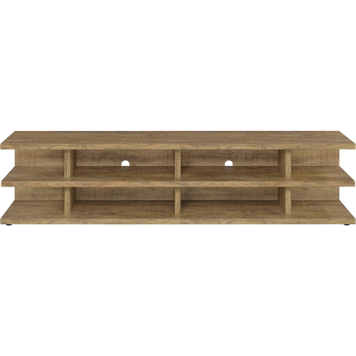 Coaster Furniture Cartmill 710543 78-inch 2-tier TV Stand Media Console - Mango IMAGE 3
