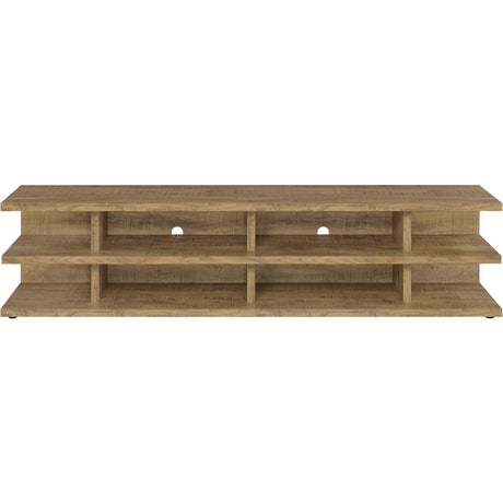  Coaster Furniture Cartmill 710543 78-inch 2-tier TV Stand Media Console - Mango IMAGE 3