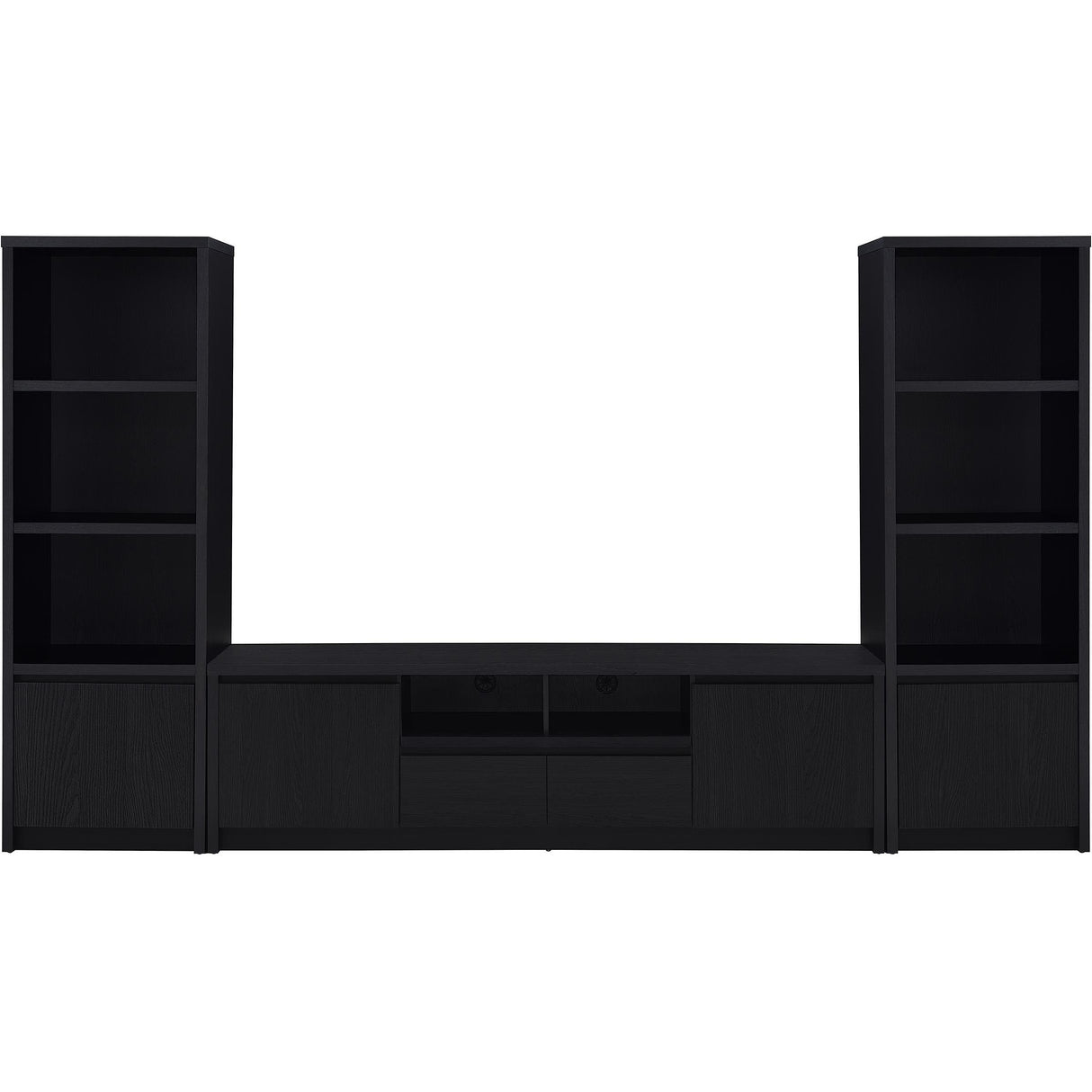  Coaster Furniture Winfield 706223 78-inch 2-door TV Stand Media Console - Black IMAGE 11