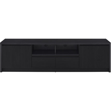  Coaster Furniture Winfield 706223 78-inch 2-door TV Stand Media Console - Black IMAGE 4
