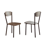  Crown Mark Blake 1230SET-GW 5 pc Round Dining Set - Greywash IMAGE 3