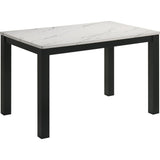  Crown Mark Resia 2120T-3048 Dining Table - White IMAGE 1