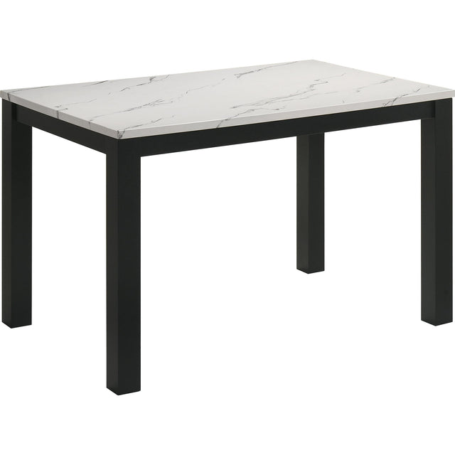  Crown Mark Resia 2120T-3048 Dining Table - White IMAGE 1