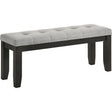  Crown Mark Bardstown 2152LG-BENCH Bench - Light Grey IMAGE 1