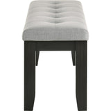  Crown Mark Bardstown 2152LG-BENCH Bench - Light Grey IMAGE 2