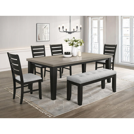  Crown Mark Bardstown 2152LG-BENCH Bench - Light Grey IMAGE 3