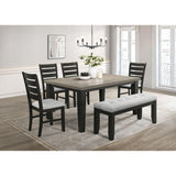  Crown Mark Bardstown 2152LG-BENCH Bench - Light Grey IMAGE 4