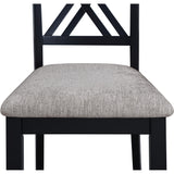  Crown Mark Eloise 2430SET-LG 7 pc Dinette - Light Grey IMAGE 5