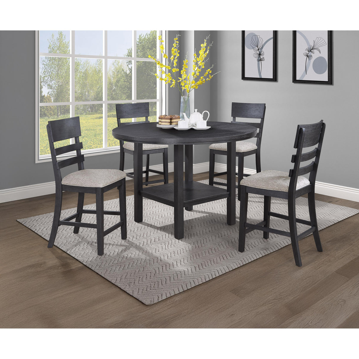  Crown Mark Guthrie 2711S-24 Counter Height Chair IMAGE 2
