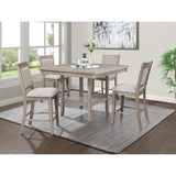  Crown Mark Fulton 2727MB-S-24 Counter Height Chair - White Oak IMAGE 2