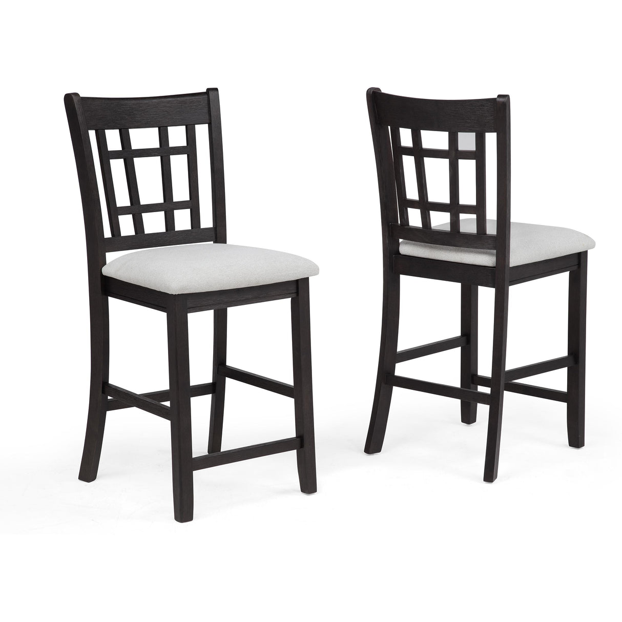  Crown Mark Hartwell 2795BK-S-24 Counter Height Chair - Charcoal Black IMAGE 1